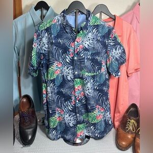 Izod Saltwater  Relaxed Short Sleeve Shirts Men's XL